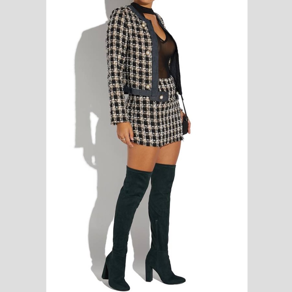 SHOE DAZZLE Rhona Thigh High Boots